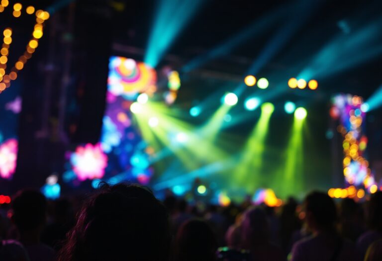 Immagine del Festival di Sanremo 2025 con artisti sul palco