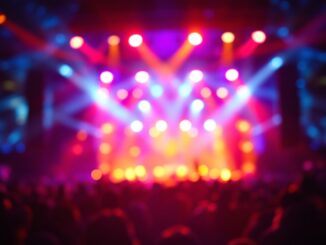 Immagine del Festival di Sanremo con artisti sul palco