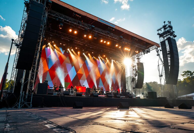 Immagine del Festival di Sanremo con artisti sul palco