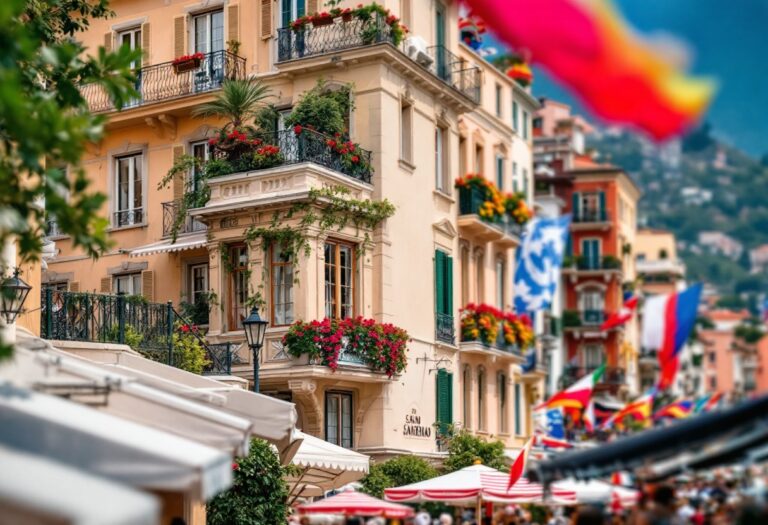 Immagine del Festival di Sanremo con il palco e il pubblico