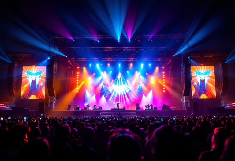 Immagine del Festival di Sanremo con artisti sul palco