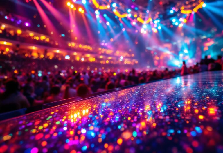Immagine della gran final del Festival di Sanremo 2025