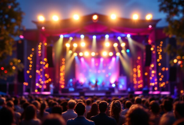 Immagine della gran final del Festival di Sanremo 2025