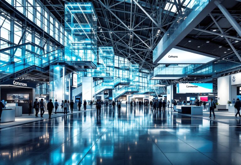 Immagine dell'evento ISE 2025 che mostra innovazioni audiovisive