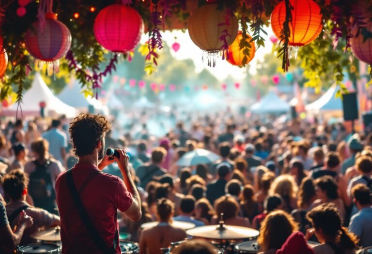 Immagine di un artista iconico del Festival di Sanremo
