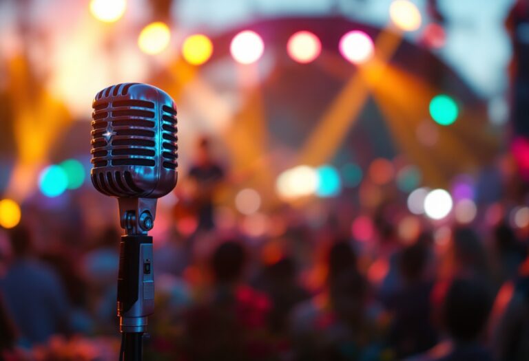 Katia Follesa sul palco del Festival di Sanremo 2025
