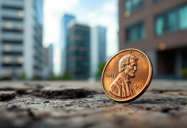 Immagine che rappresenta il centavo americano in via di estinzione