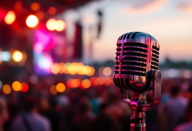 Lucio Corsi in performance al Festival di Sanremo 2023