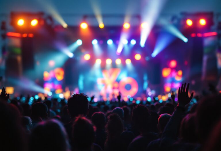 Mahmood sul palco del Festival di Sanremo 2023