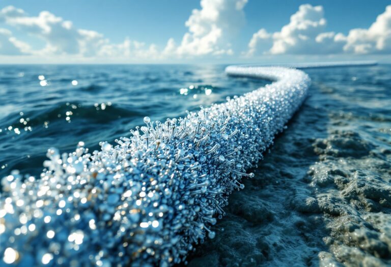 Cavo sottomarino Waterworth di Meta in costruzione