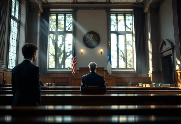 Juana Rivas durante una udienza in tribunale in Italia