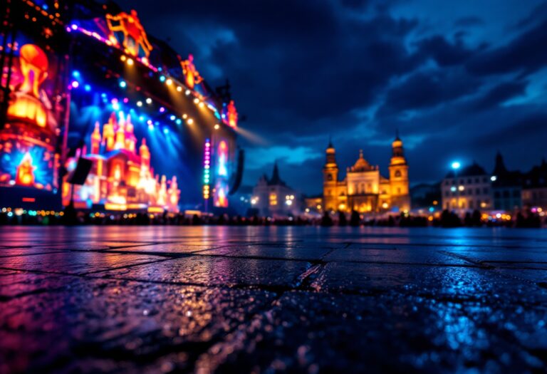 Immagine della serata finale del Festival di Sanremo 2025