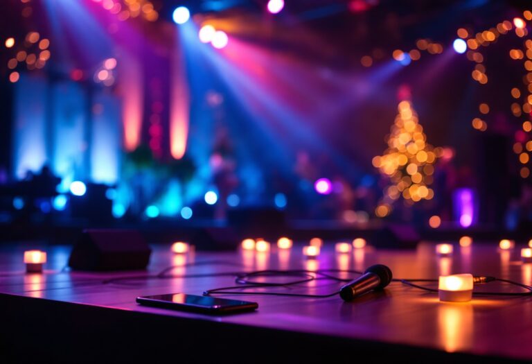 Immagine della terza notte di Sanremo 2025 con artisti