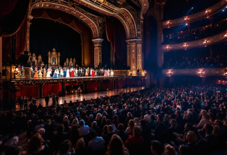 Immagine del Festival di Sanremo 2025 con artisti sul palco