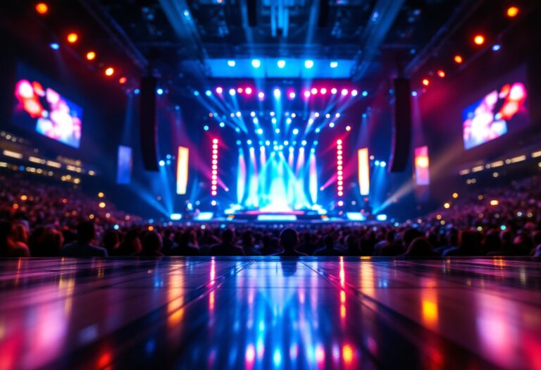 Immagine della serata finale del Festival di Sanremo 2025