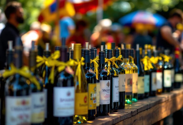 Stand de vino español en la Barcelona Wine Week 2024