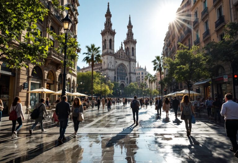 Rostros de la actualidad en Barcelona durante eventos recientes