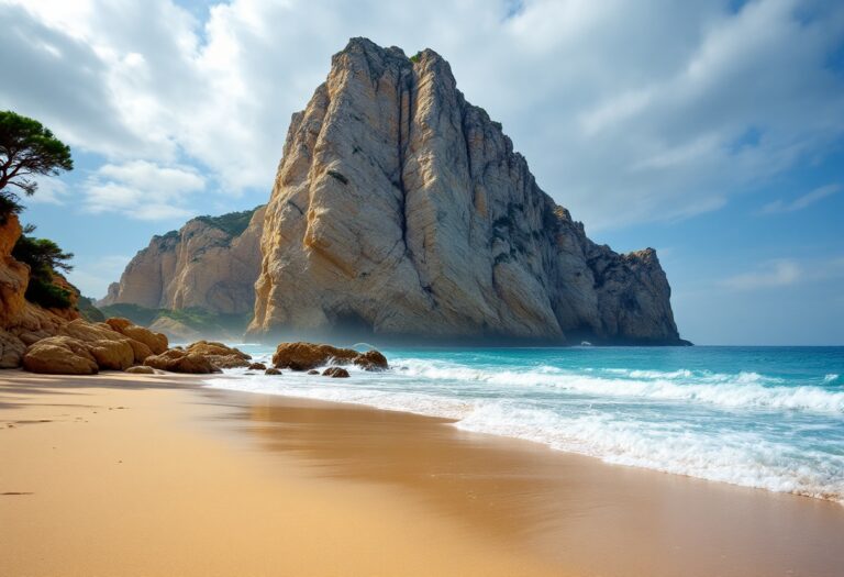 Vista panoramica di Calpe con spiaggia e sole
