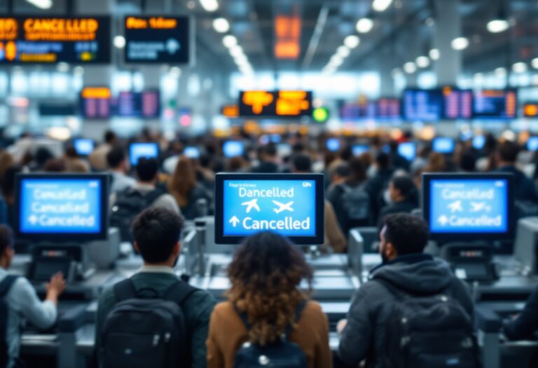 Pasajeros en Heathrow enfrentando cancelaciones de vuelos masivas