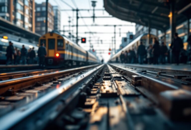 Manifestazione contro i ritardi dei treni Rodalies in Catalogna