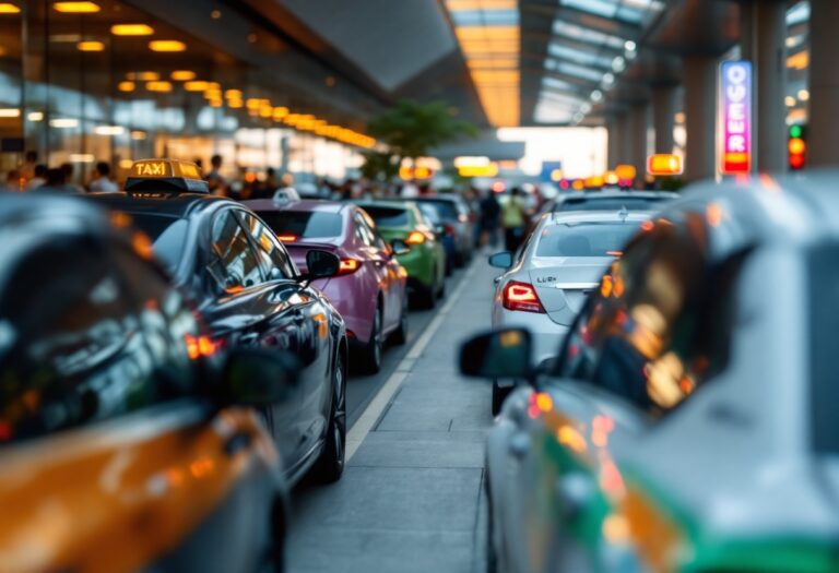 Taxisti e conducenti Uber in conflitto all'aeroporto di Barcellona
