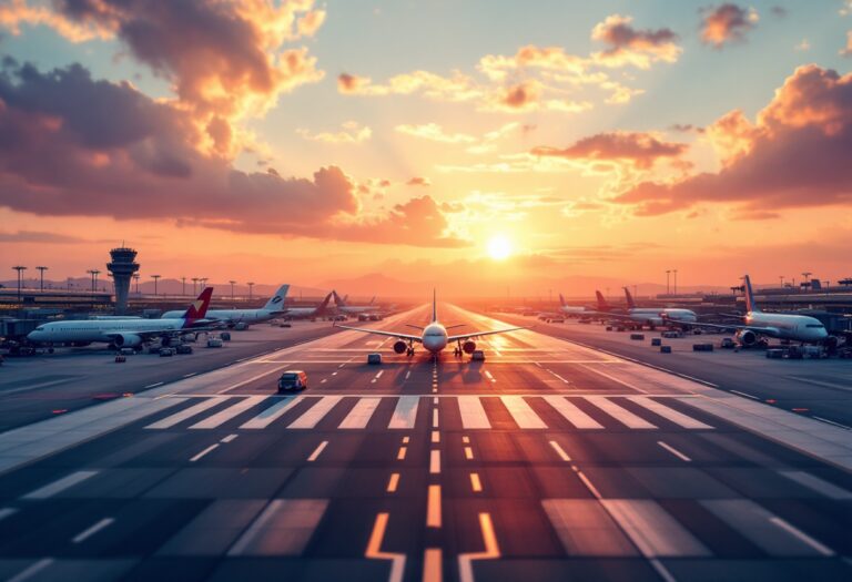 Aumento del tráfico aéreo en aeropuertos españoles