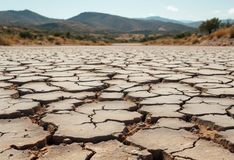 Immagine che illustra la crisi delle infrastrutture idriche in Spagna