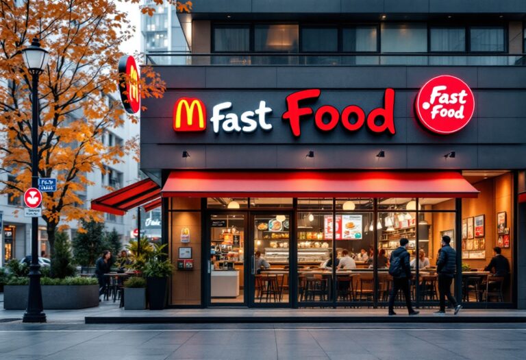 Logo di Burger King con sfondo spagnolo