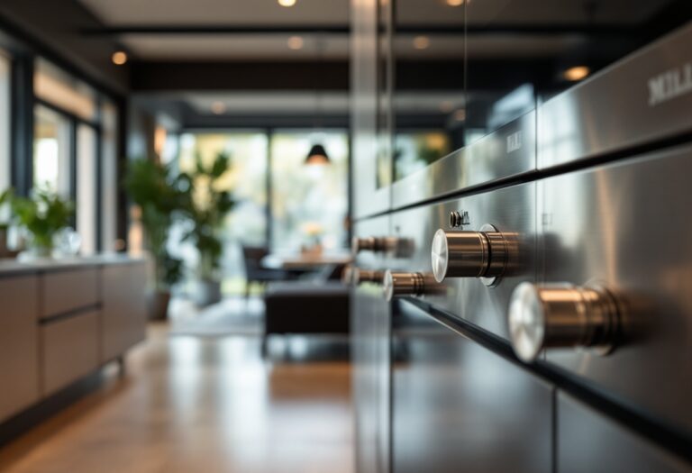 Electrodomésticos modernos en una cocina contemporánea