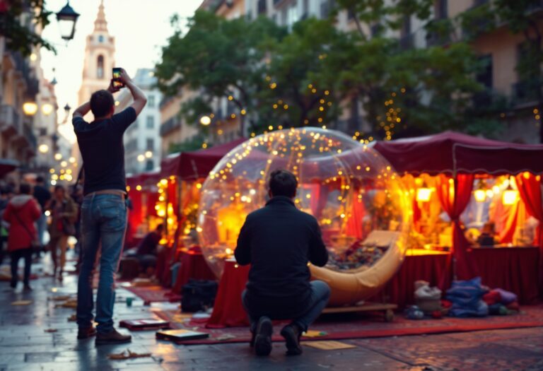 Preparativi per le Fallas 2025 a Valencia con musica e tradizione