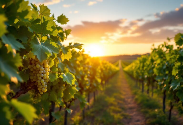 Vigneti di Corpinnat e vino espumoso in produzione