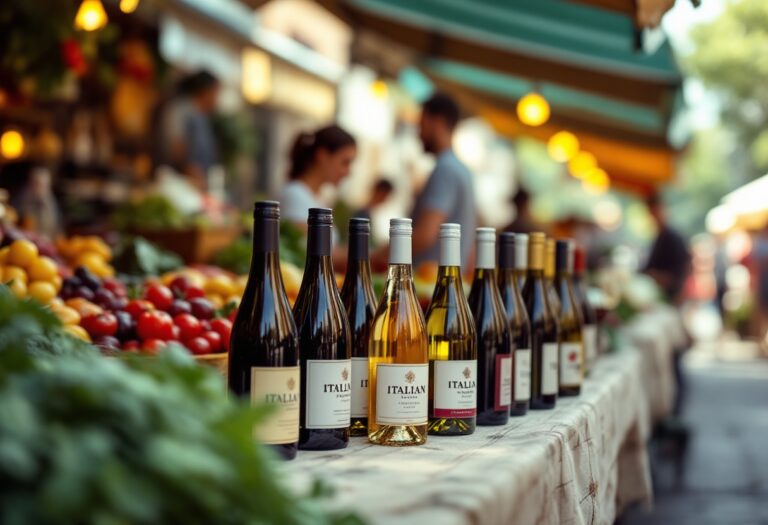 Vino italiano influenzato da aranceles europei a Los Ángeles