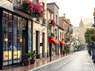 Grafico che mostra la caduta dell'elettricità e l'inflazione in Spagna