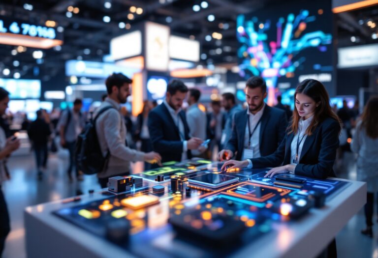 Stand de inteligencia artificial en el MWC 2023