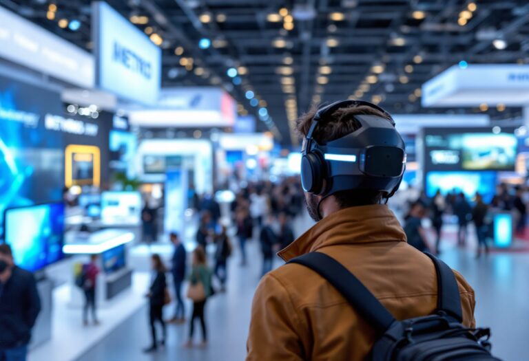 Stand de inteligencia artificial en el MWC 2025