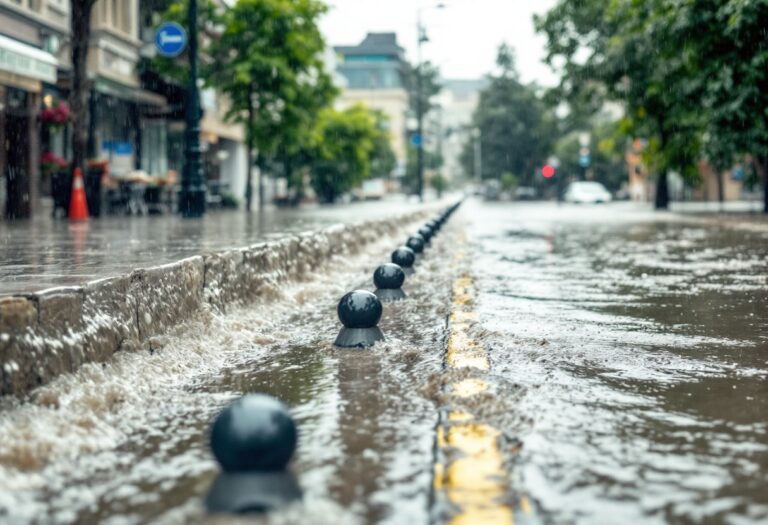Inundaciones en Ávila causadas por el temporal reciente