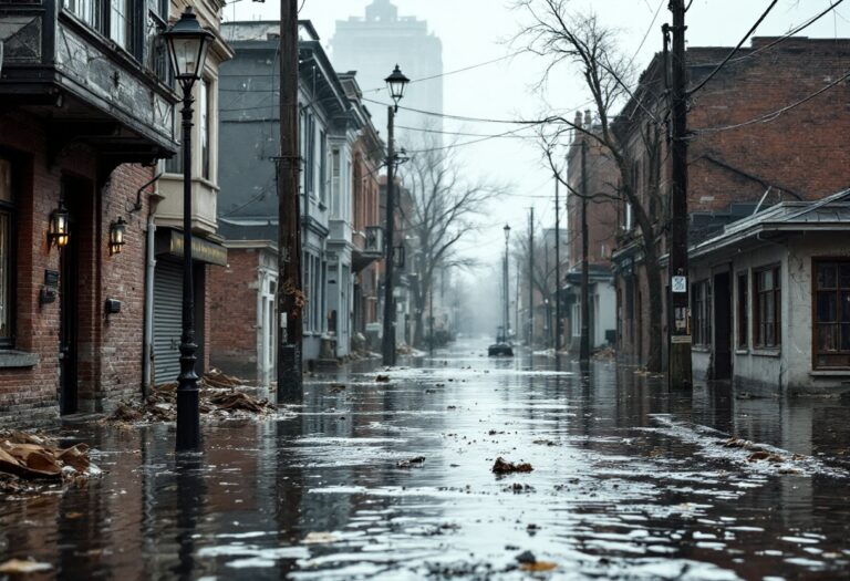 Immagine delle inondazioni storiche ad Ávila