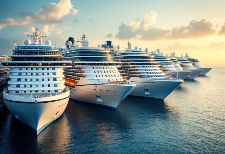 Immagine di un moderno cruise ship del 2025