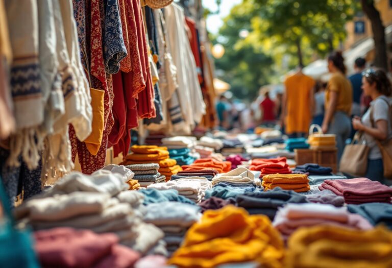 Immagine del Palo Market Fest a Barcellona con opere artistiche