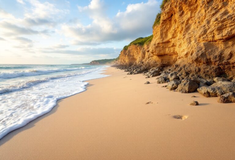 Vista panoramica delle spiagge di Parnu sul Mar Baltico