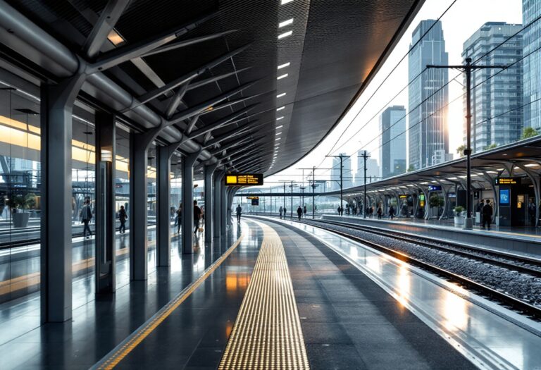Treno Rodalies in movimento attraverso la Catalogna