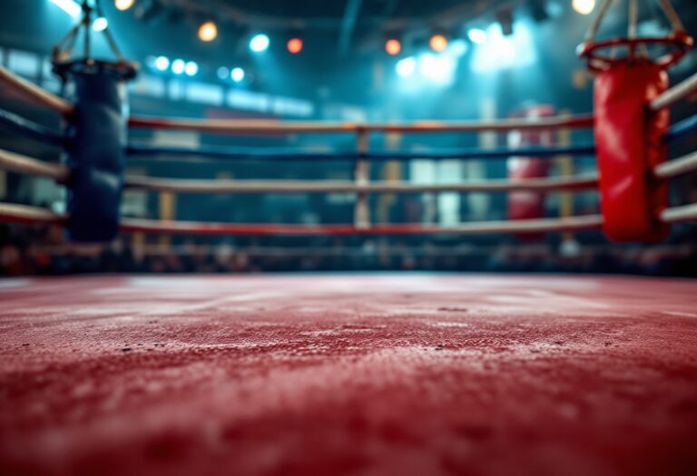 Sandor Martín durante un emocionante combate de boxeo