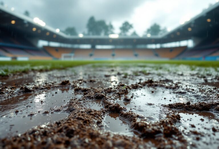 Immagine della sospensione del match Villarreal vs Espanyol