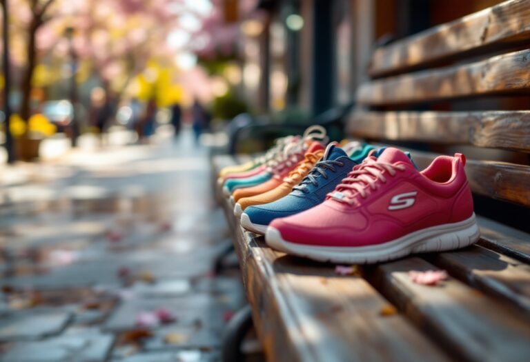 Zapatillas Skechers colorate per la primavera 2023
