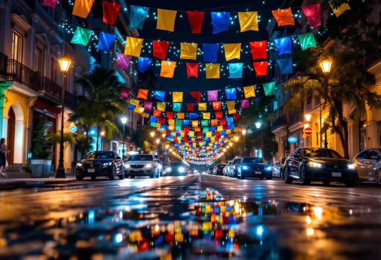 Immagine del carnaval in Cataluña con scene di festa e tristezza