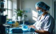 Alma Bollo durante la hospitalización urgente por salud