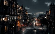 Immagine del blackout a Madrid con persone unite