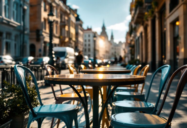 Immagine che mostra la vita a Madrid durante un apagón