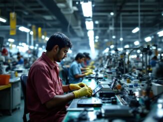 Estrategia de producción de Apple en el contexto comercial