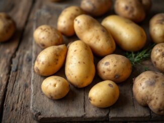 Patatas frescas y saludables en una dieta equilibrada